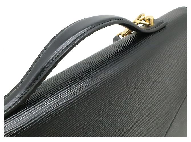 Bolso Business de piel Epi Louis Vuitton Negro - vista 5