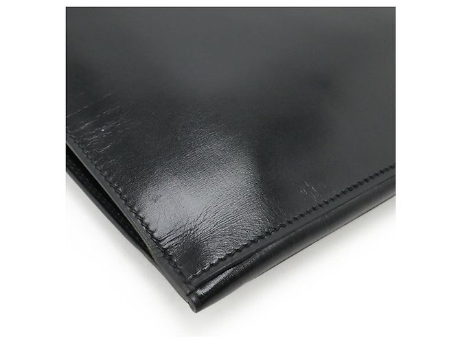 Hermès Clutch Hermes Box Calf Kirius Nero - vista 3