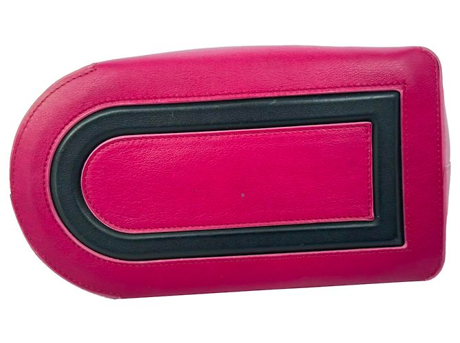 Borsa a tracolla Delvaux Every D Hobo Allure in pelle rosa - vista 4
