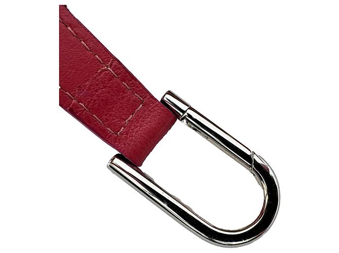 Borsa a tracolla Delvaux Every D Hobo Allure in pelle rosa - vista 9