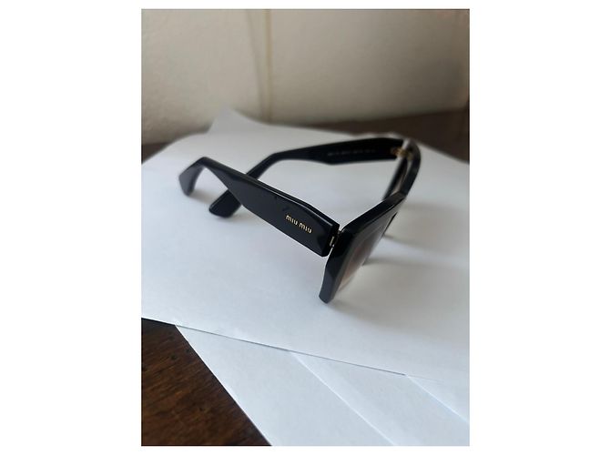 Miu Miu Occhiali da sole neri Nero - vista 3