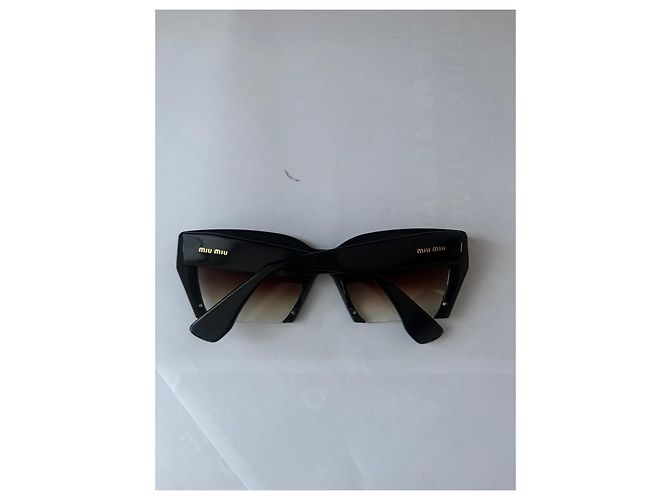 Miu Miu Occhiali da sole neri Nero - vista 4