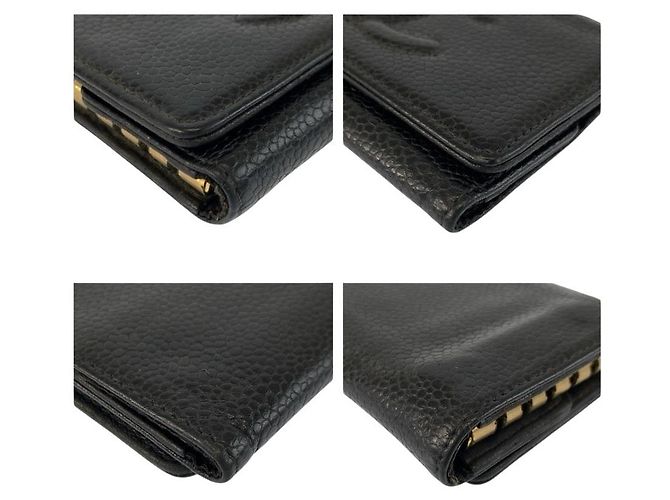 Chanel Leder Coco Mark Schlüsselcase Schwarz - Ansicht 5