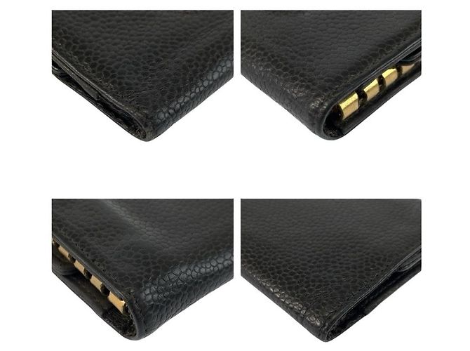 Chanel Leder Coco Mark Schlüsselcase Schwarz - Ansicht 6