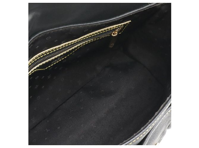 Borsa a tracolla in pelle Suhali Louis Vuitton Nero - vista 6