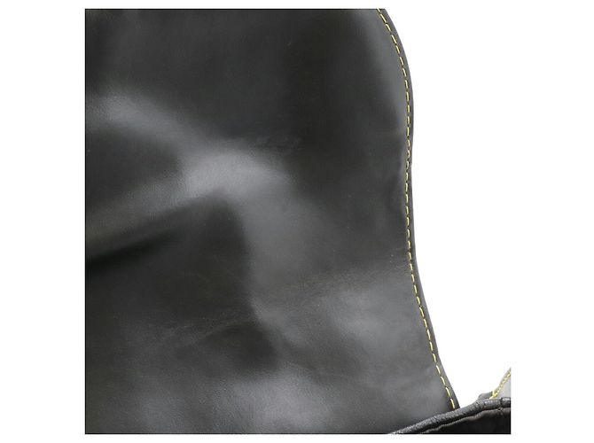 Borsa a tracolla in pelle Suhali Louis Vuitton Nero - vista 7