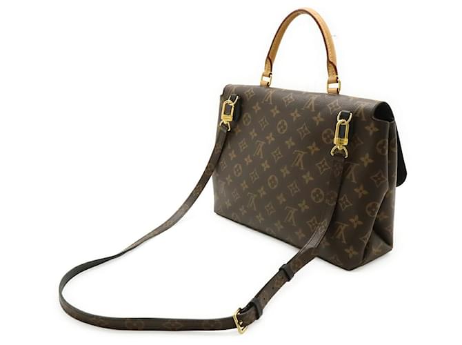 Borsa Louis Vuitton Monogram Marignan Nero - vista 2