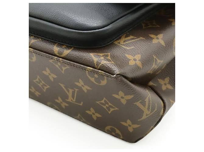 Borsa Louis Vuitton Monogram Marignan Nero - vista 3