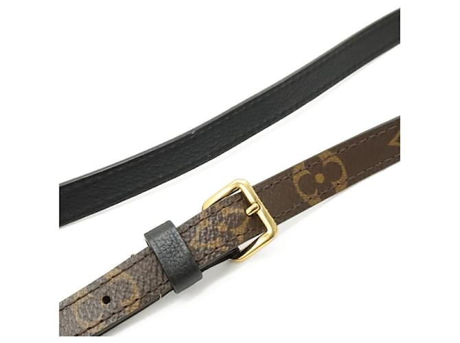Borsa Louis Vuitton Monogram Marignan Nero - vista 9