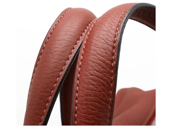 Hermès Borsa Boston Hermes Victoria 45 in pelle Rosso - vista 6