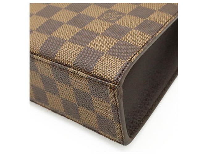 Borsa Louis Vuitton Damier Malletier Marrone - vista 3