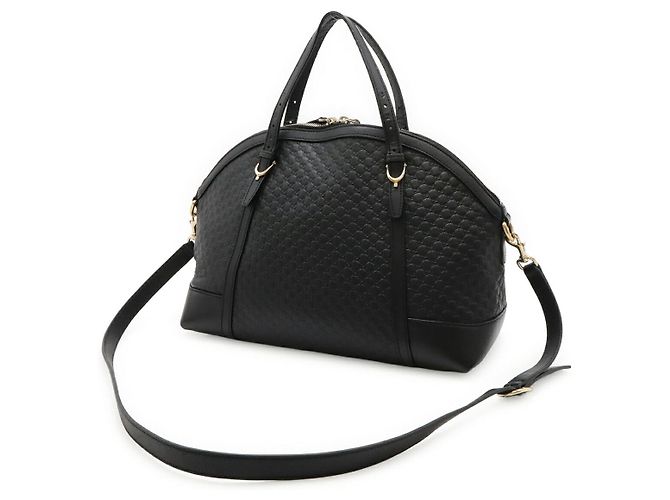 Gucci Microguccissima Leder 2WAY Tote Bag Schwarz - Ansicht 2