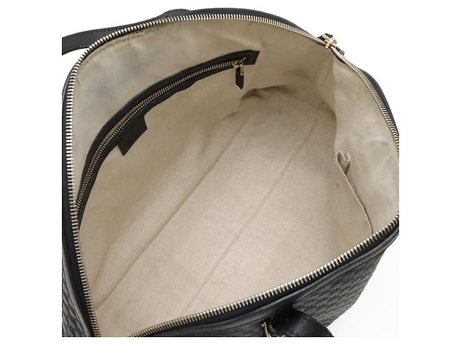 Gucci Microguccissima Leder 2WAY Tote Bag Schwarz - Ansicht 6