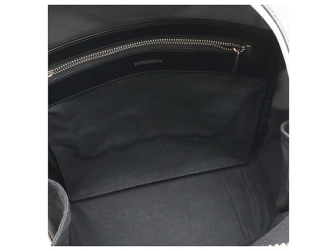 Mochila Burberry ROCCO TT8 Nylon Canvas Leather Preto - vista 8