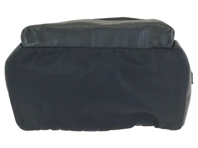 Fendi Nylon/Leather Backpack Black - view 10