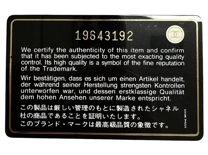 Chanel Matelassé Leder Langgeldbörse Schwarz - Ansicht 7