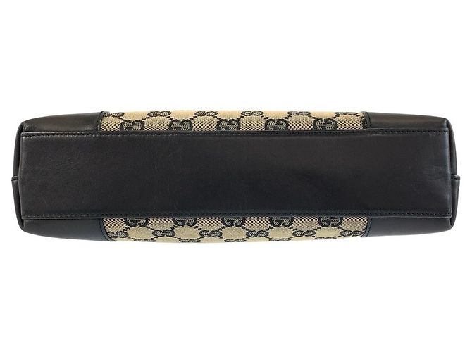 Borsa a tracolla Gucci GG Canvas e pelle Nero - vista 10