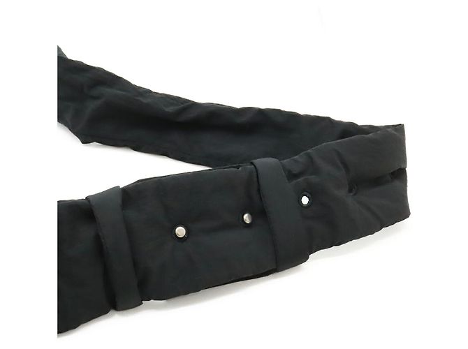 Borsa a tracolla Bottega Veneta Nylon Maxi Intrecciato Padded Tech Nero - vista 5