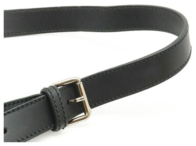 Sac à bandoulière Gucci GG Canvas et cuir Noir - vue 5