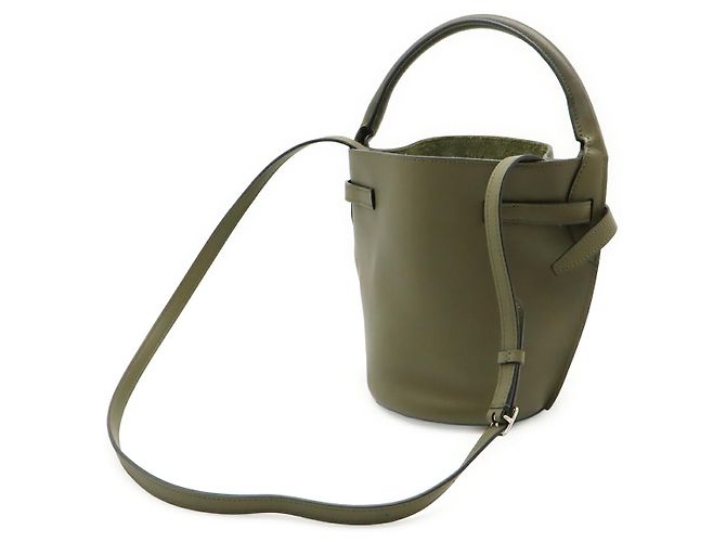 Céline Borsa 2WAY Big Bag Nano in pelle Celine Verde - vista 2