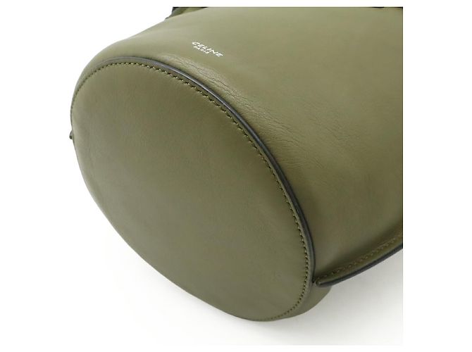 Céline Borsa 2WAY Big Bag Nano in pelle Celine Verde - vista 3