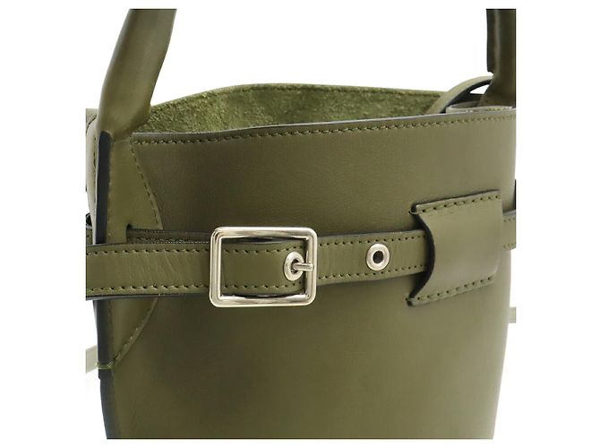 Céline Borsa 2WAY Big Bag Nano in pelle Celine Verde - vista 7