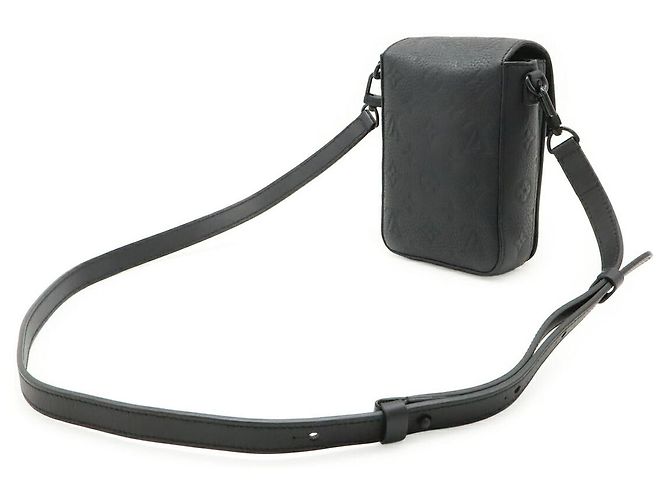 Borsa a tracolla portafoglio Louis Vuitton Monogram S Lock Vertical Nero - vista 2