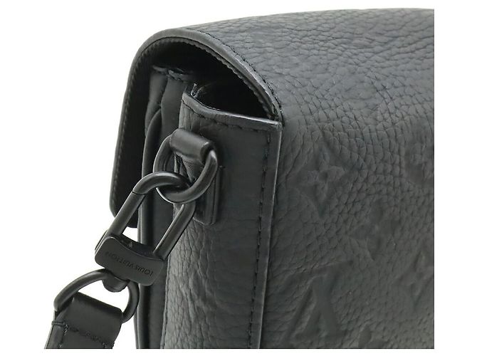 Borsa a tracolla portafoglio Louis Vuitton Monogram S Lock Vertical Nero - vista 4