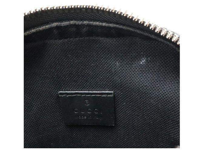 Borsa a tracolla Gucci GG Supreme Web Line Nero - vista 8