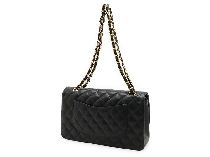Borsa a tracolla Chanel Matelasse 25 in agnello Nero - vista 2