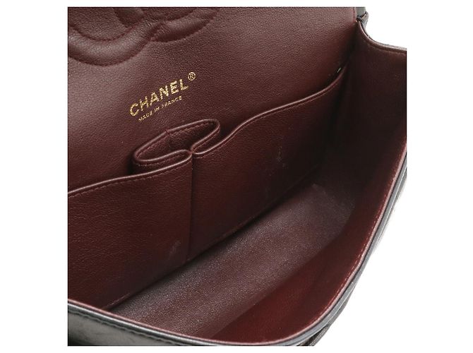 Borsa a tracolla Chanel Matelasse 25 in agnello Nero - vista 6