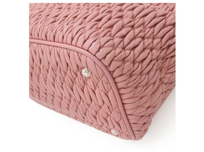 Borsa 2WAY Miu Miu Matelassé Nappa Crystal Rosa - vista 3