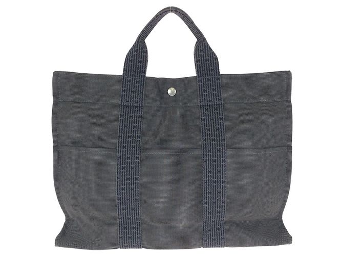 Hermès Hermes Herline MM Tote Tasche Grau - Ansicht 2
