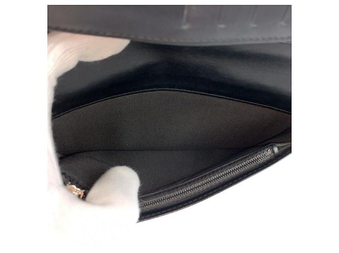 Portafoglio lungo in pelle nera Chanel Nero - vista 6