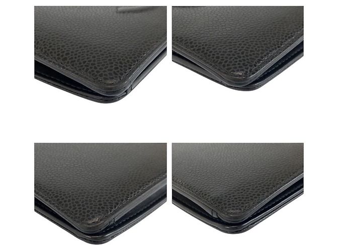 Portafoglio lungo in pelle nera Chanel Nero - vista 7