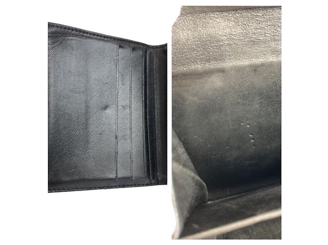 Portafoglio compatto in pelle nera Chanel Nero - vista 9