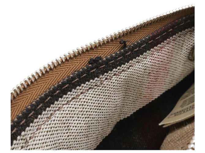 Borsa a tracolla Burberry Ashby Medium Hobo Nova Check Marrone - vista 8