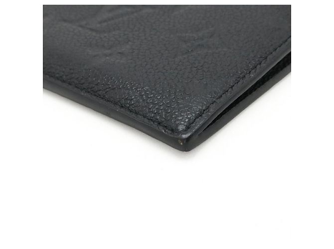 Monedero de piel Monogram Empreinte Louis Vuitton Negro - vista 3