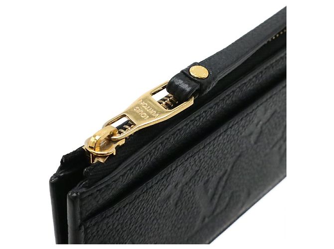 Monedero de piel Monogram Empreinte Louis Vuitton Negro - vista 4