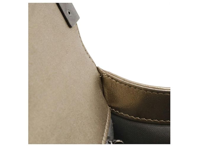 Borsa Chanel Boy Chanel Matelasse Chain D'oro Metallico - vista 6