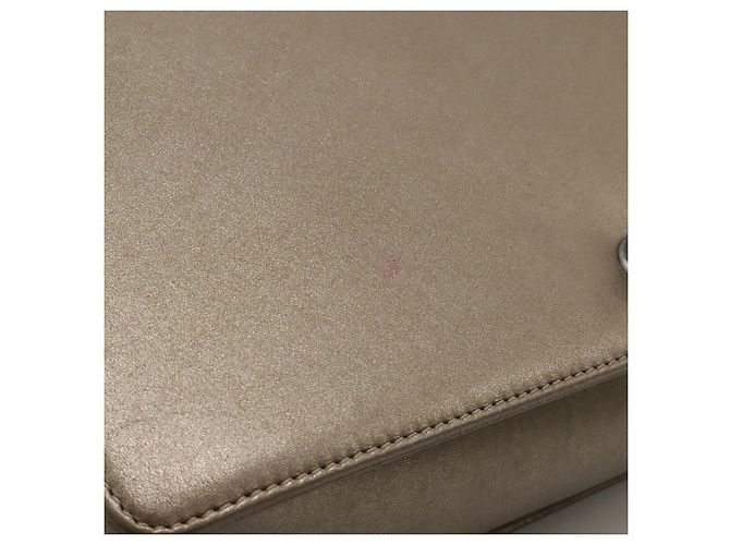 Borsa Chanel Boy Chanel Matelasse Chain D'oro Metallico - vista 8