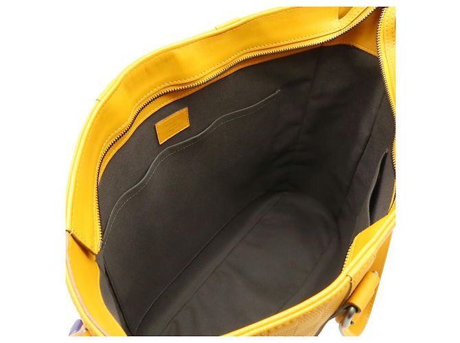 Borsa Tote Louis Vuitton Damier Infini Neo Tadao Giallo - vista 6
