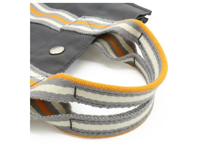 Hermès Hermes Canvas Tote Bag Grau - Ansicht 4