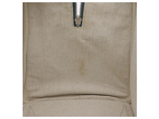 Hermès Bolsa de viagem Hermes Victoria 43 Boston Bag Azul - vista 8