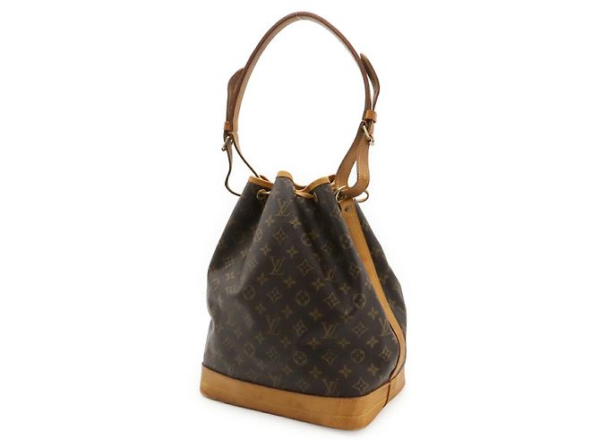 Borsa a Spalla Louis Vuitton Monogram Noe Marrone - vista 2