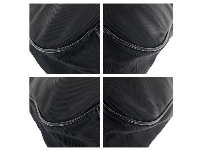 Gucci Bamboo Nylon Schultertasche Schwarz - Ansicht 3