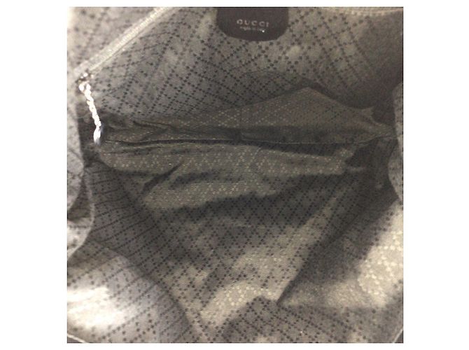 Gucci Bamboo Nylon Schultertasche Schwarz - Ansicht 9