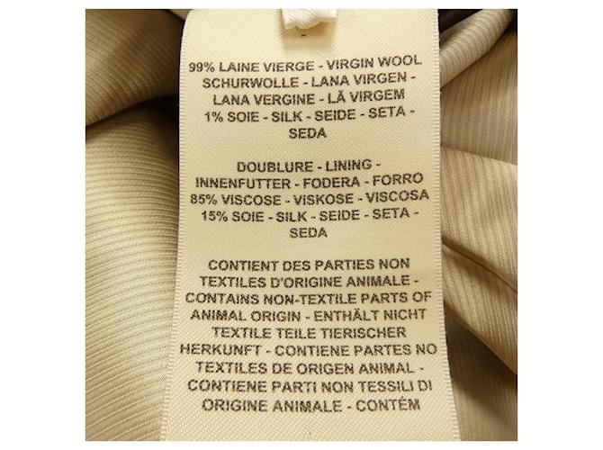 Hermès Abrigo de lana Hermes Beige - vista 3
