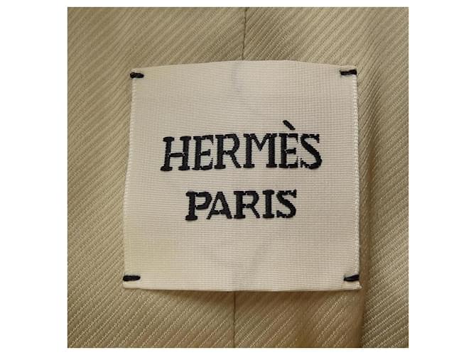 Hermès Abrigo de lana Hermes Beige - vista 4