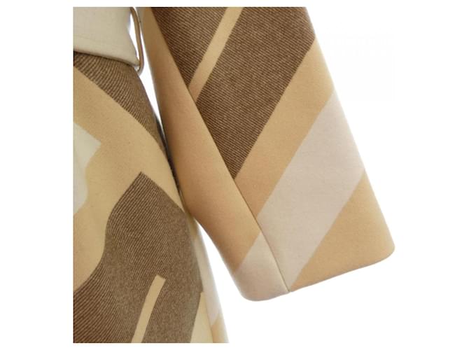 Hermès Abrigo de lana Hermes Beige - vista 6